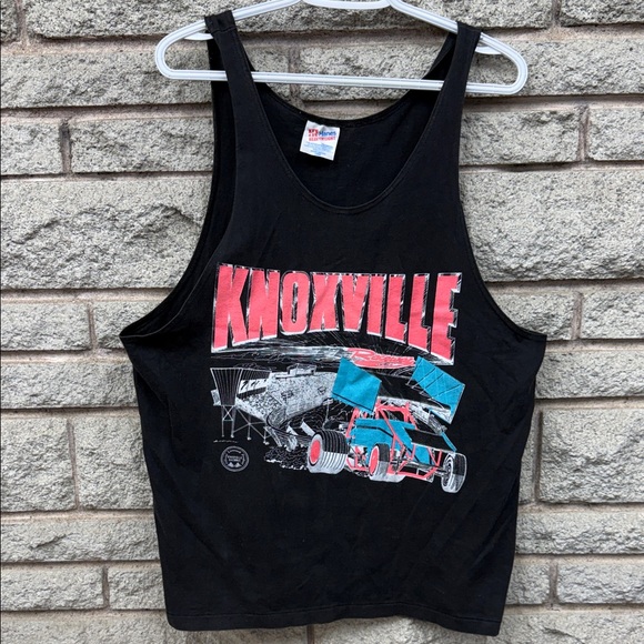 Other - Vintage 90’s Black Knoxville Raceway Graphic Tank Top 🔥🔥